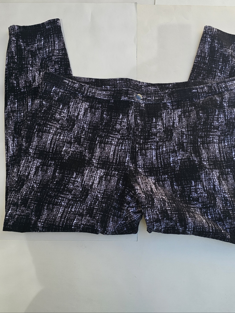 Women’s XL Simply Vera Wang Black Soft Like Jeggings Leggings Pants